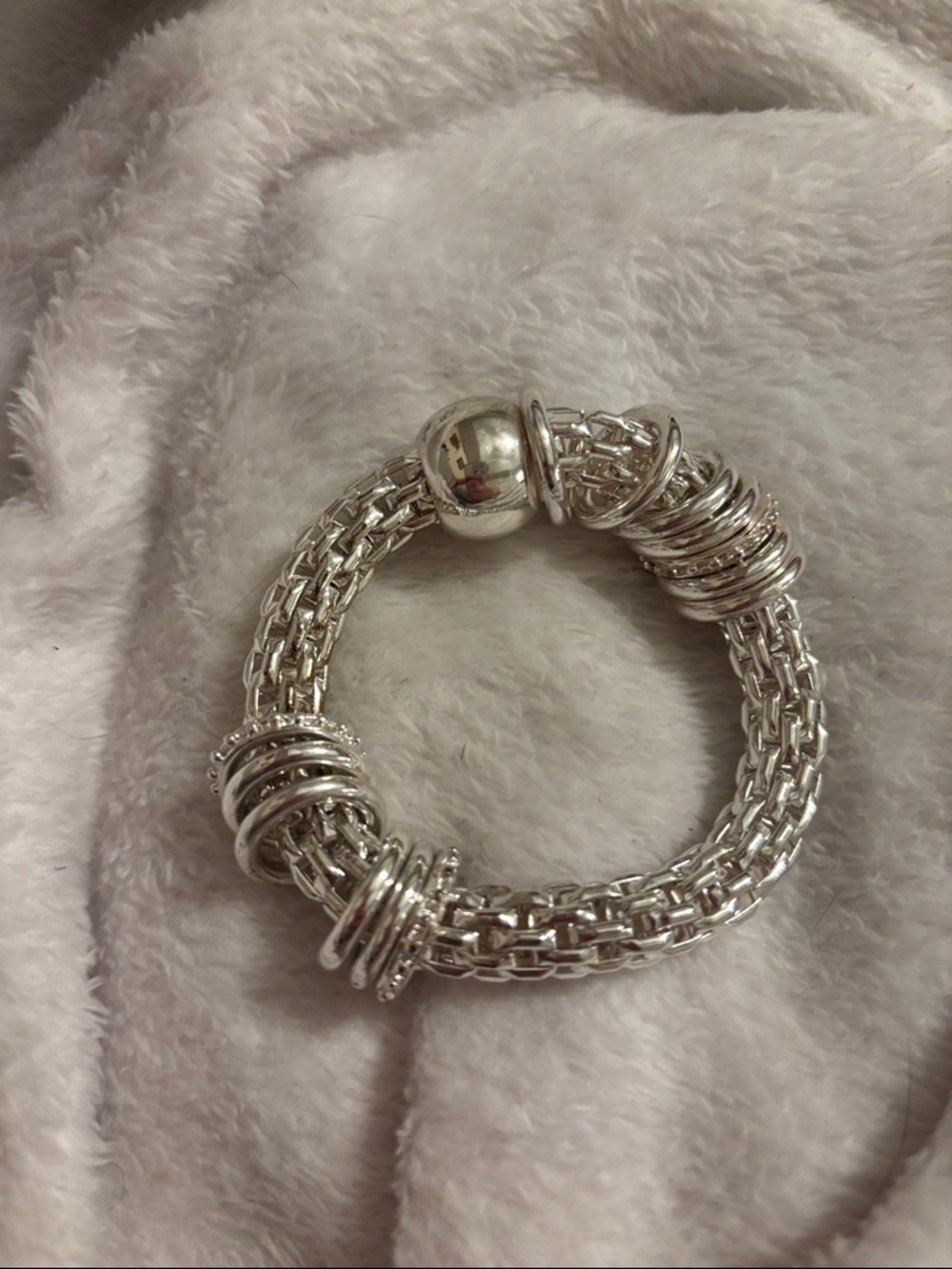 Plunder Silver Multi-Strand Knot Bracelet